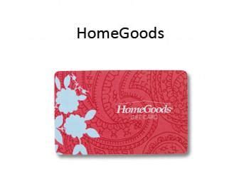 Home Goods Gift Card | Best gift cards, Store gift cards, Gift card