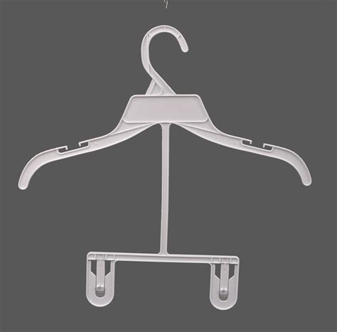 High Quality White Children Baby Cloth Hanger 2 Piece Set Plastic ...