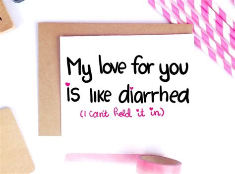 Funny Valentine Card Dirty Valentine Card Adult Valentine