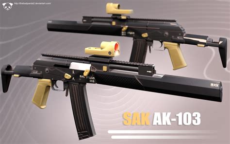 Modified AK-103 by TheBadPanda2 on DeviantArt