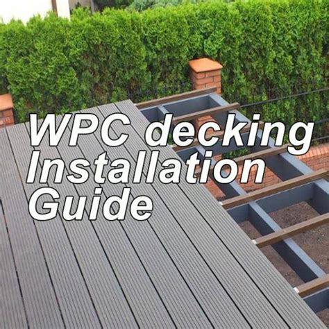 Installation Guide, Senrui WPC, WPC Manufacturer Factory