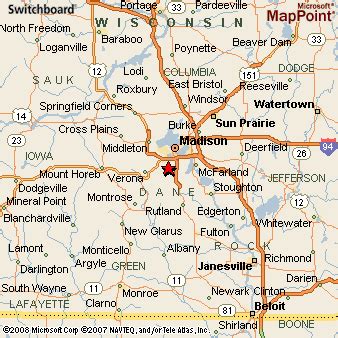 Fitchburg, Wisconsin Area Map & More