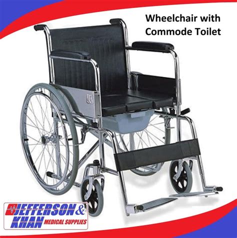 Wheelchair with Commode Foldable Wheelchair Wheelchair Standard Travel ...