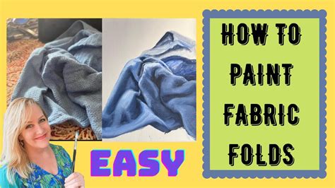 HOW TO PAINT FOLDS IN FABRIC for beginners - Suzanne Barrett Justis ...