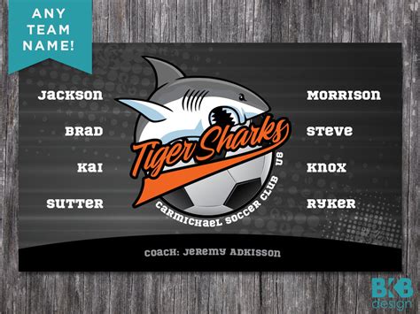 Custom Vinyl Soccer Team Banner Sports Team Banners Team - Etsy