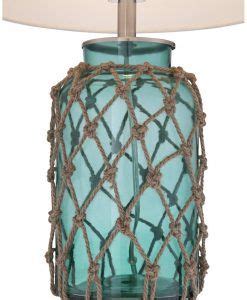 Rope Lamps | Coastal decor, Blue glass bottles, Beachfront decor