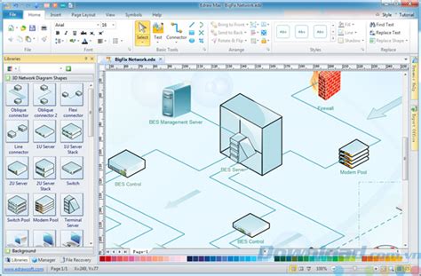 Edraw Network Diagram 7.9.0 - Phần mềm vẽ sơ đồ mạng nhanh chóng