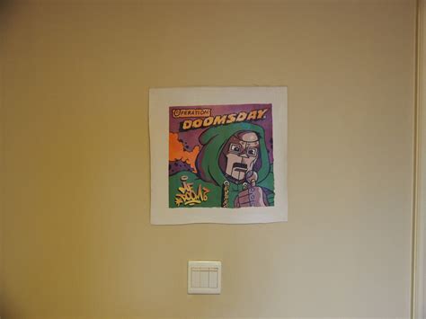 MF DOOM Operation Doomsday Album Cover Hand Painted on Canvas 10 by 10 ...