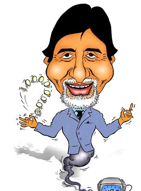 Maru World of Cartoon and Caricature: Amitabh Bachchan on KBC