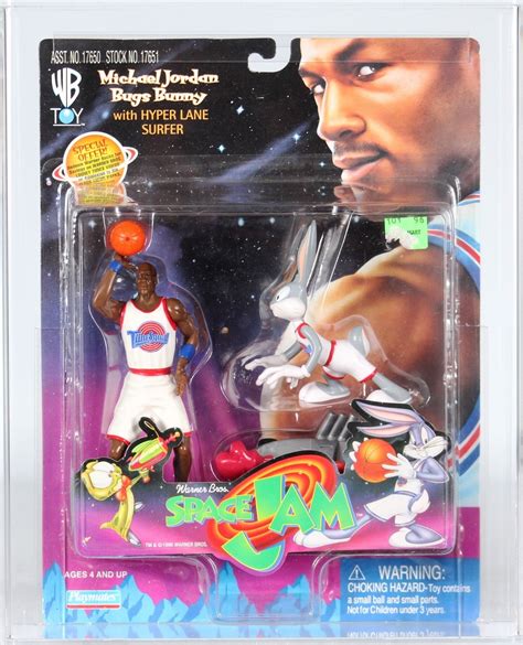 1996 Playmates WB Toy Space Jam Carded Action Figure - Michael Jordan ...