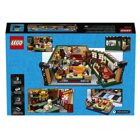 The Back of the Friends Central Perk Lego Set Box | Friends 25th Anniversary Central Perk Lego ...