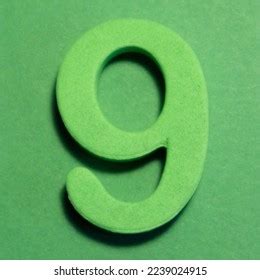 Number 9 Nine Green Color On Stock Photo 2239024915 | Shutterstock