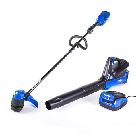 Kobalt 2-Piece 40-Volt Max Cordless Power Equipment Combo Kit in the ...