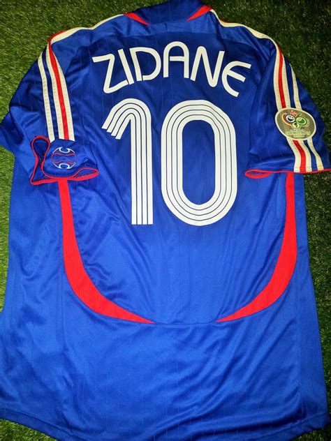 Zidane France 2006 WORLD CUP Jersey Maillot Shirt Trikot XL 740126 AZB – foreversoccerjerseys