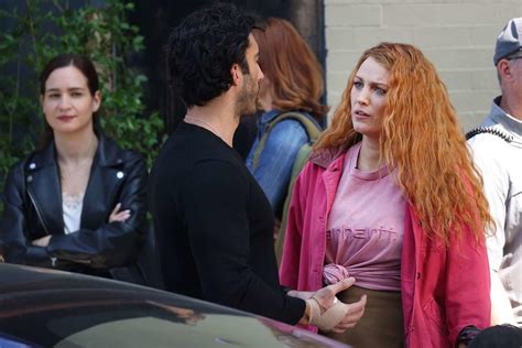 Blake Lively Turns Redhead Filming 'It Ends With Us' with Justin Baldoni in Jersey City