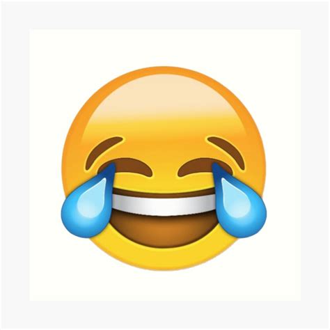 "laughing emoji" Art Print by TastyArt | Redbubble