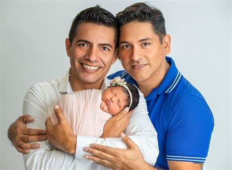 Newborn and Two Dads Photoshoot of a Lifetime | One Big Happy Photo