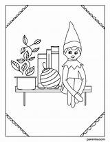 Free Elf Coloring Pages sketch template