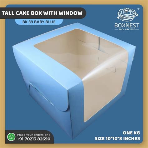 Paper FULL WINDOW TALL CAKE BOX, 1000 Gram at Rs 43.25/piece in Mumbai ...