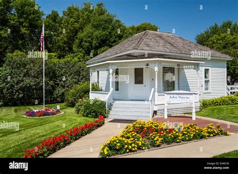 The birthplace home of John Wayne in Winterset, Iowa, USA Stock Photo - Alamy