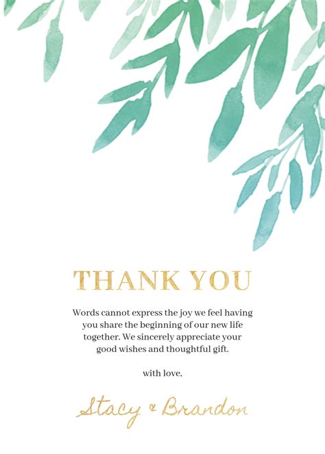 Thank you white customizable thank you card template | Shutterstock