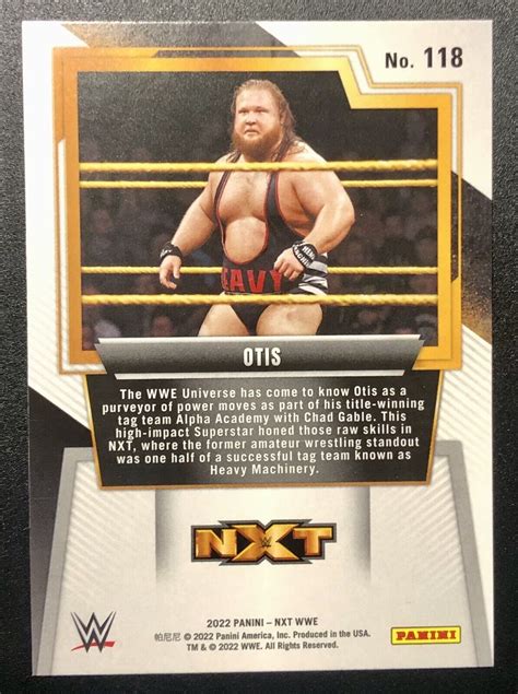 2022 Panini WWE NXT - NXT Alumni #118 Otis for sale online | eBay