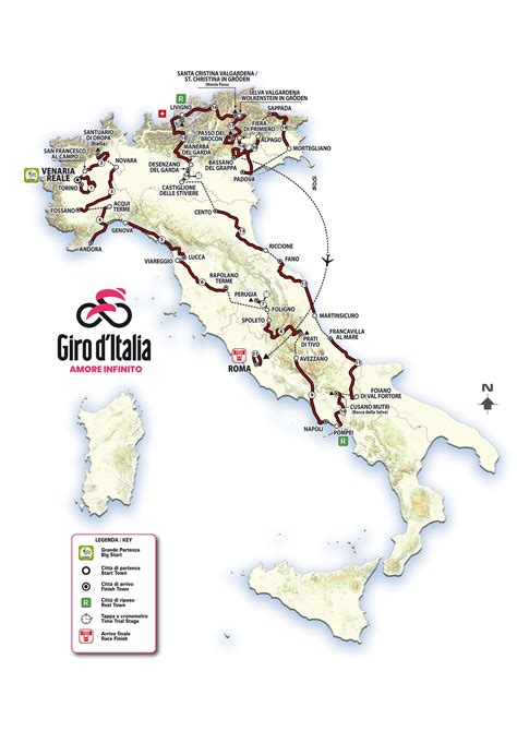 Giro D'Italia Announce 2024 Route Map - Sela Wynnie