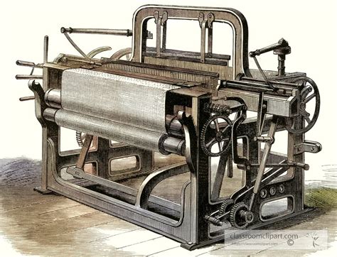 Industrial Revolution-english power loom for weaving