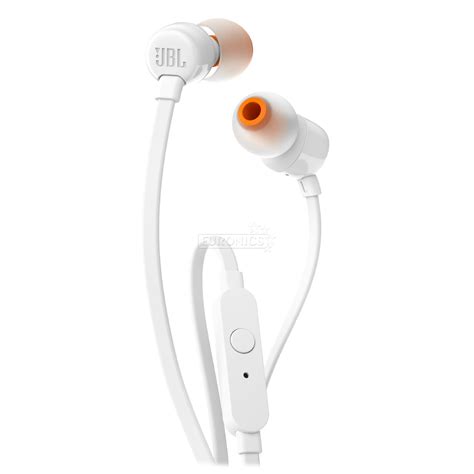 Earphones JBL T110, JBLT110WHT