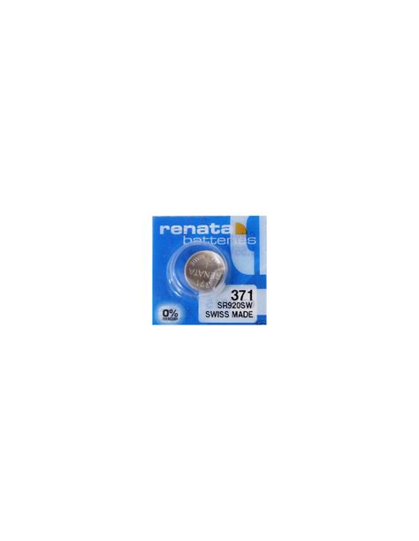 Renata battery 371 SR920SW - Batteries - Baterija.lt