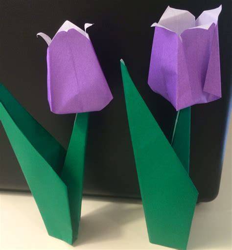 7+Simple Origami Tulip Stem | Anyemicasl