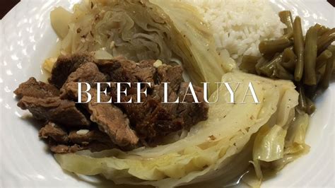 Beef Lauya (Filipino Beef Soup) - YouTube