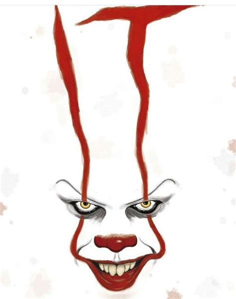 Pennywise has a big clown smile! ⛵ | Horror art, Horror movie art, Horror drawing