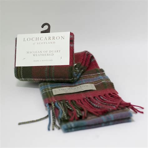 Tartan Scarf - Maclean of Duart Weathered - Duart Castle