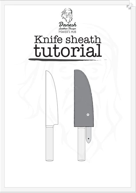 Knife sheath tutorial - PDF guide - DIY – Danesh leather design