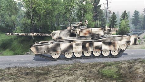 M1 Abrams desert camo for Spin Tires