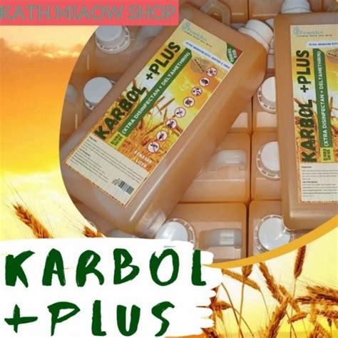 Jual KARBOL PLUS DISINFECTAN 1liter AROMA SEREH PLUS DELTAMETHRIN ...