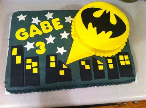 Gabe's 3rd Birthday cake!! Happy Birthday Gabe!! | Batman birthday, 3rd ...