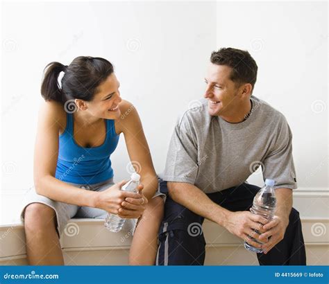 Man And Woman Talking Royalty Free Stock Images - Image: 4415669