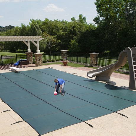 Dirt Defender 20-ft x 40-ft Rectangular In Ground Pool Safety Cover | Walmart Canada