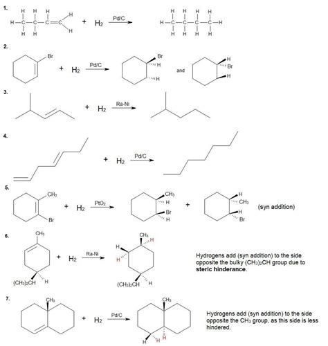 Catalytic Hydrogenation of Alkenes - Chemwiki