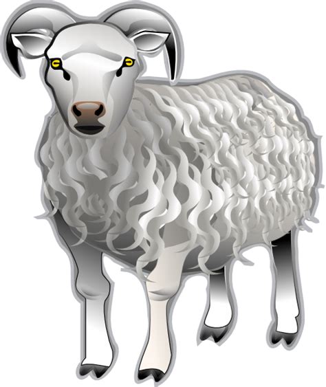 Sheep Md V Clip Art at Clker.com - vector clip art online, royalty free ...