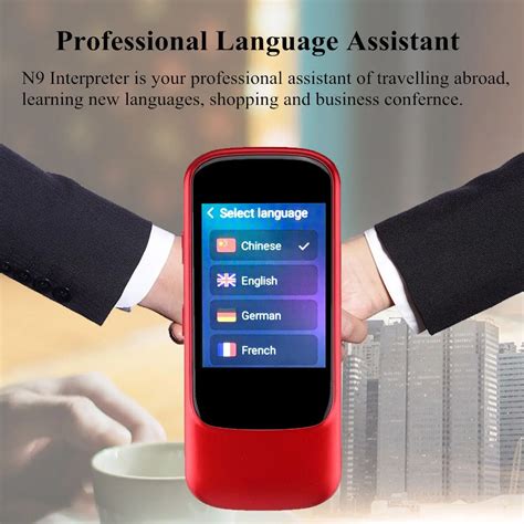 N9 21 Languages Mini Intelligent Interpreter Instant Voice Translation Device For Android/IOS ...