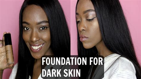 FINDING THE RIGHT FOUNDATION FOR DARK SKIN | SEPHORA FOUNDATION 10 HR ...