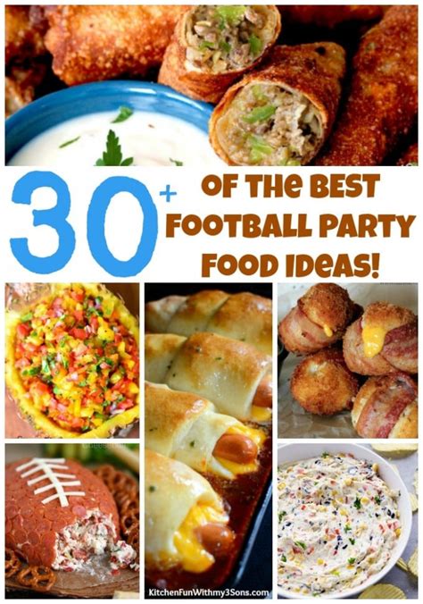 Best Football Party Food Ideas | Kitchen Fun With my 3 Sons