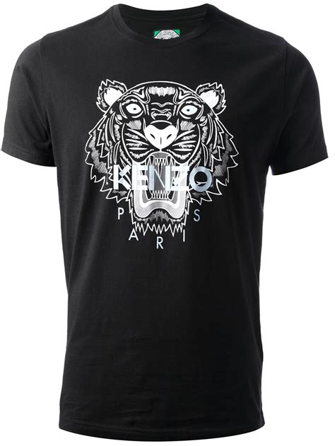 Kenzo Tiger Tshirt in Black for Men | Lyst