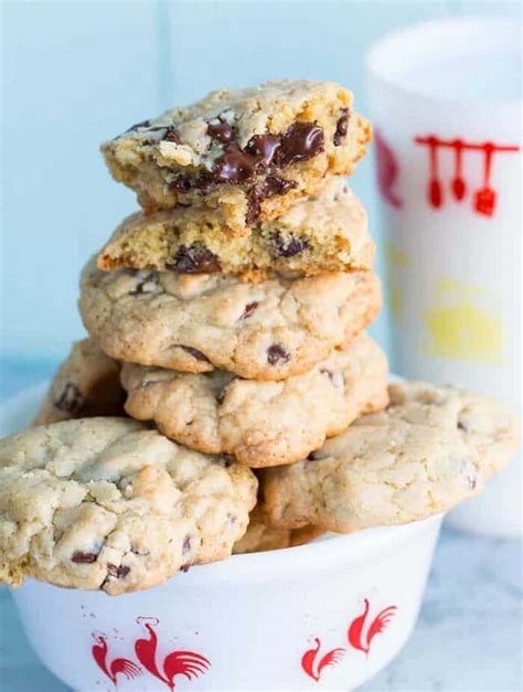 Thick and Chewy Chocolate Chip Cookie Recipe - The Kitchen Magpie