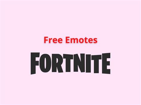 How To Get Free Emote On Fortnite? - Wealth Quint