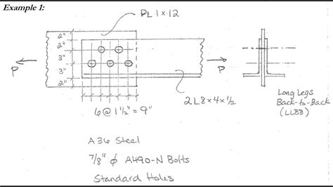 V18-4 Block Shear Strength Example - YouTube