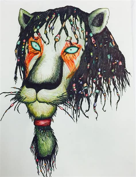 Lion With Dreads Drawing at GetDrawings | Free download